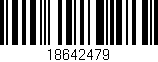 Código de barras (EAN, GTIN, SKU, ISBN): '18642479'