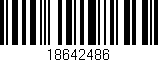 Código de barras (EAN, GTIN, SKU, ISBN): '18642486'