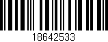 Código de barras (EAN, GTIN, SKU, ISBN): '18642533'