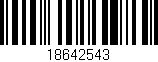 Código de barras (EAN, GTIN, SKU, ISBN): '18642543'