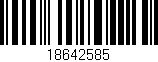 Código de barras (EAN, GTIN, SKU, ISBN): '18642585'