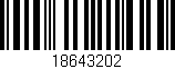 Código de barras (EAN, GTIN, SKU, ISBN): '18643202'