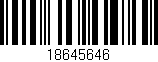 Código de barras (EAN, GTIN, SKU, ISBN): '18645646'