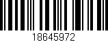 Código de barras (EAN, GTIN, SKU, ISBN): '18645972'
