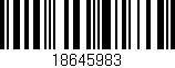 Código de barras (EAN, GTIN, SKU, ISBN): '18645983'