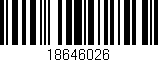Código de barras (EAN, GTIN, SKU, ISBN): '18646026'