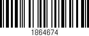 Código de barras (EAN, GTIN, SKU, ISBN): '1864674'