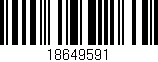 Código de barras (EAN, GTIN, SKU, ISBN): '18649591'
