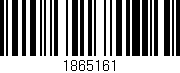 Código de barras (EAN, GTIN, SKU, ISBN): '1865161'