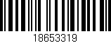 Código de barras (EAN, GTIN, SKU, ISBN): '18653319'