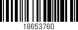 Código de barras (EAN, GTIN, SKU, ISBN): '18653760'