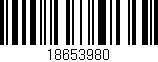 Código de barras (EAN, GTIN, SKU, ISBN): '18653980'