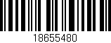 Código de barras (EAN, GTIN, SKU, ISBN): '18655480'