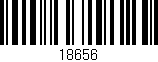Código de barras (EAN, GTIN, SKU, ISBN): '18656'