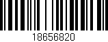 Código de barras (EAN, GTIN, SKU, ISBN): '18656820'