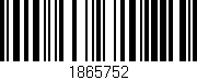 Código de barras (EAN, GTIN, SKU, ISBN): '1865752'