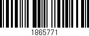 Código de barras (EAN, GTIN, SKU, ISBN): '1865771'