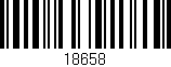Código de barras (EAN, GTIN, SKU, ISBN): '18658'