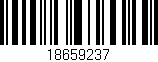 Código de barras (EAN, GTIN, SKU, ISBN): '18659237'