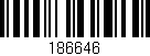 Código de barras (EAN, GTIN, SKU, ISBN): '186646'