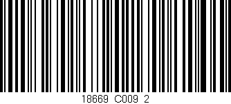 Código de barras (EAN, GTIN, SKU, ISBN): '18669_C009_2'