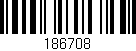 Código de barras (EAN, GTIN, SKU, ISBN): '186708'