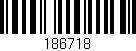 Código de barras (EAN, GTIN, SKU, ISBN): '186718'