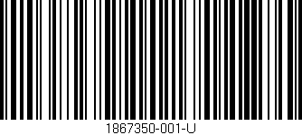 Código de barras (EAN, GTIN, SKU, ISBN): '1867350-001-U'