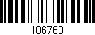 Código de barras (EAN, GTIN, SKU, ISBN): '186768'