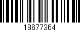 Código de barras (EAN, GTIN, SKU, ISBN): '18677364'