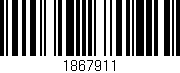 Código de barras (EAN, GTIN, SKU, ISBN): '1867911'
