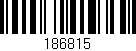 Código de barras (EAN, GTIN, SKU, ISBN): '186815'
