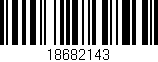 Código de barras (EAN, GTIN, SKU, ISBN): '18682143'