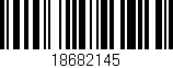 Código de barras (EAN, GTIN, SKU, ISBN): '18682145'