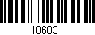 Código de barras (EAN, GTIN, SKU, ISBN): '186831'