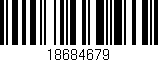 Código de barras (EAN, GTIN, SKU, ISBN): '18684679'