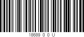 Código de barras (EAN, GTIN, SKU, ISBN): '18689_0_0_U'