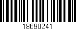 Código de barras (EAN, GTIN, SKU, ISBN): '18690241'