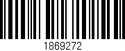 Código de barras (EAN, GTIN, SKU, ISBN): '1869272'