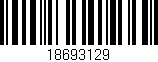 Código de barras (EAN, GTIN, SKU, ISBN): '18693129'