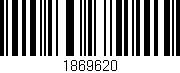 Código de barras (EAN, GTIN, SKU, ISBN): '1869620'