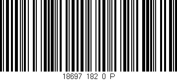 Código de barras (EAN, GTIN, SKU, ISBN): '18697_182_0_P'
