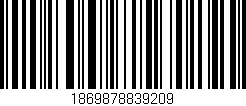 Código de barras (EAN, GTIN, SKU, ISBN): '1869878839209'