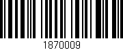 Código de barras (EAN, GTIN, SKU, ISBN): '1870009'