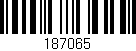 Código de barras (EAN, GTIN, SKU, ISBN): '187065'