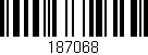 Código de barras (EAN, GTIN, SKU, ISBN): '187068'
