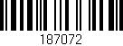 Código de barras (EAN, GTIN, SKU, ISBN): '187072'