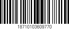 Código de barras (EAN, GTIN, SKU, ISBN): '18710103609770'