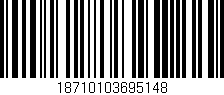 Código de barras (EAN, GTIN, SKU, ISBN): '18710103695148'