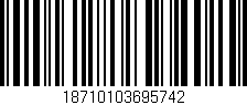 Código de barras (EAN, GTIN, SKU, ISBN): '18710103695742'